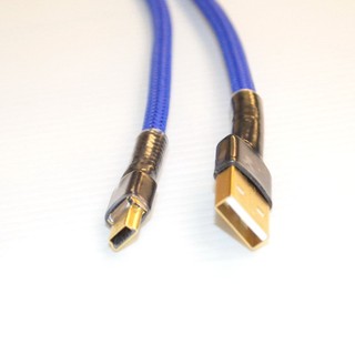 志達電子 DL005 鐵三角 USB A公-mini 5pin USB DAC 專用傳輸線 傳導線