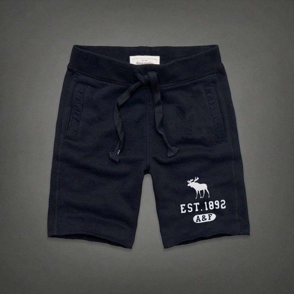 Abercrombie&Fitch  EST1892款式 A&F美國麋鹿男士休閒棉短褲 【A&F全新品】