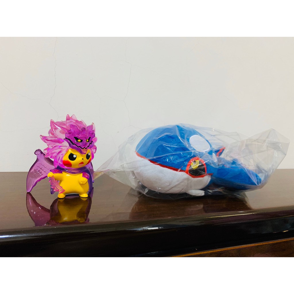 神奇寶貝 寶可夢 景品 日本 正版 娃娃 眼鏡廠 TOMY 皮卡丘 一番賞 蓋歐卡