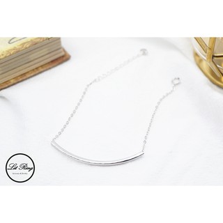 【Lit Ring】純銀簡約銀管手鍊│Lit Ring 銀飾 925銀 純銀管 細鍊條 手鏈 細手鍊 手環 飾品 首飾