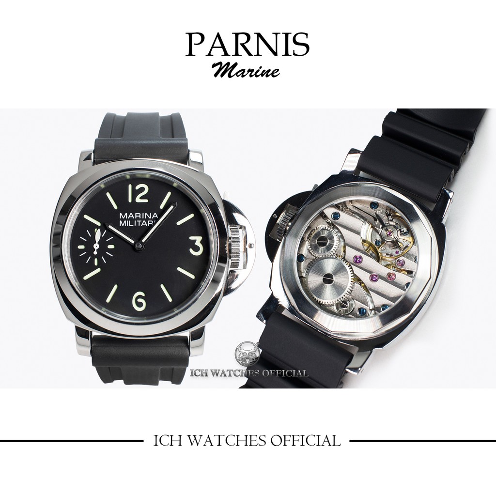 (實體門市)瑞士PARNIS 柏尼時 義大利海軍機械錶MM111-手錶男錶女錶生日禮物父親節禮物潛水錶運動錶情人節禮物