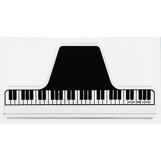 日本 MUSIC FOR LIVING 樂譜造型夾/ 鋼琴鍵盤 eslite誠品