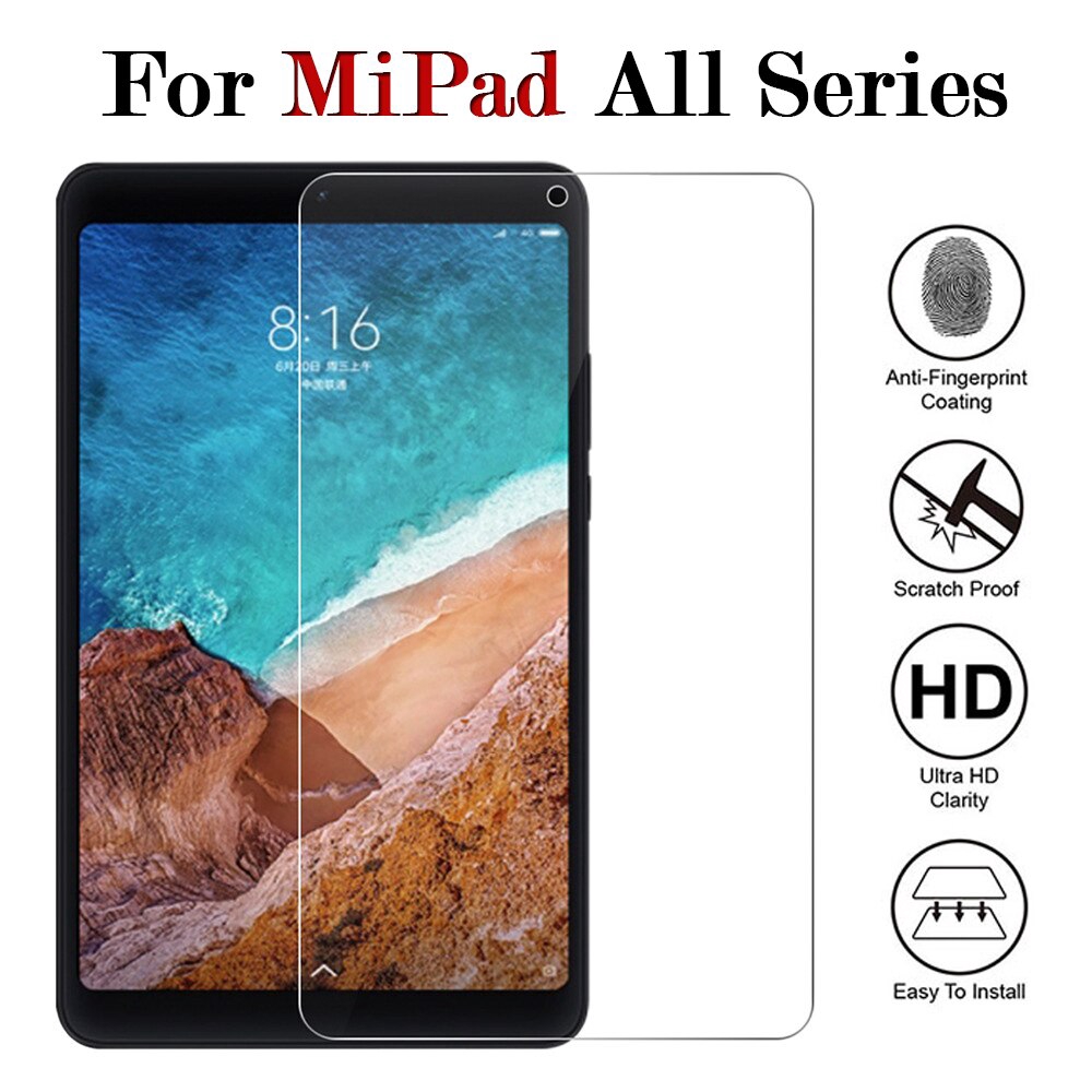 XIAOMI MI XIAOMI 小米平板屏幕保護膜鋼化玻璃膜適用於小米 Mipad 1 2 3 4 Plus Mipa