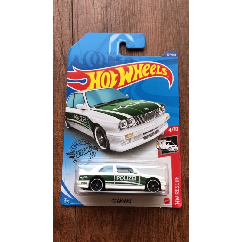 Hot Wheels 風火輪 ‘92 BMW M3 警車塗裝