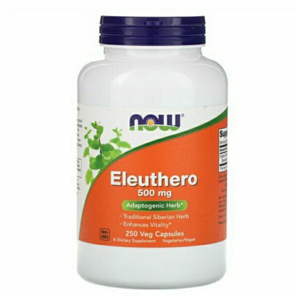 《 現貨 》NOW 刺五加 Eleuthero 500mg 250顆，客訂代運賣場， 五加皮 老虎牙子