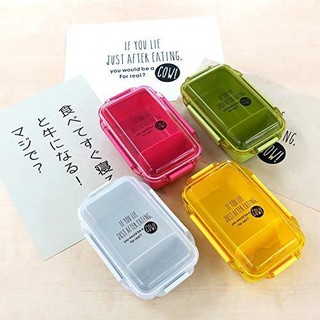 asdfkitty*日本製 OSK 樂扣型透明蓋便當盒-可微波-可機洗-500ML-保鮮盒/水果盒/收納盒