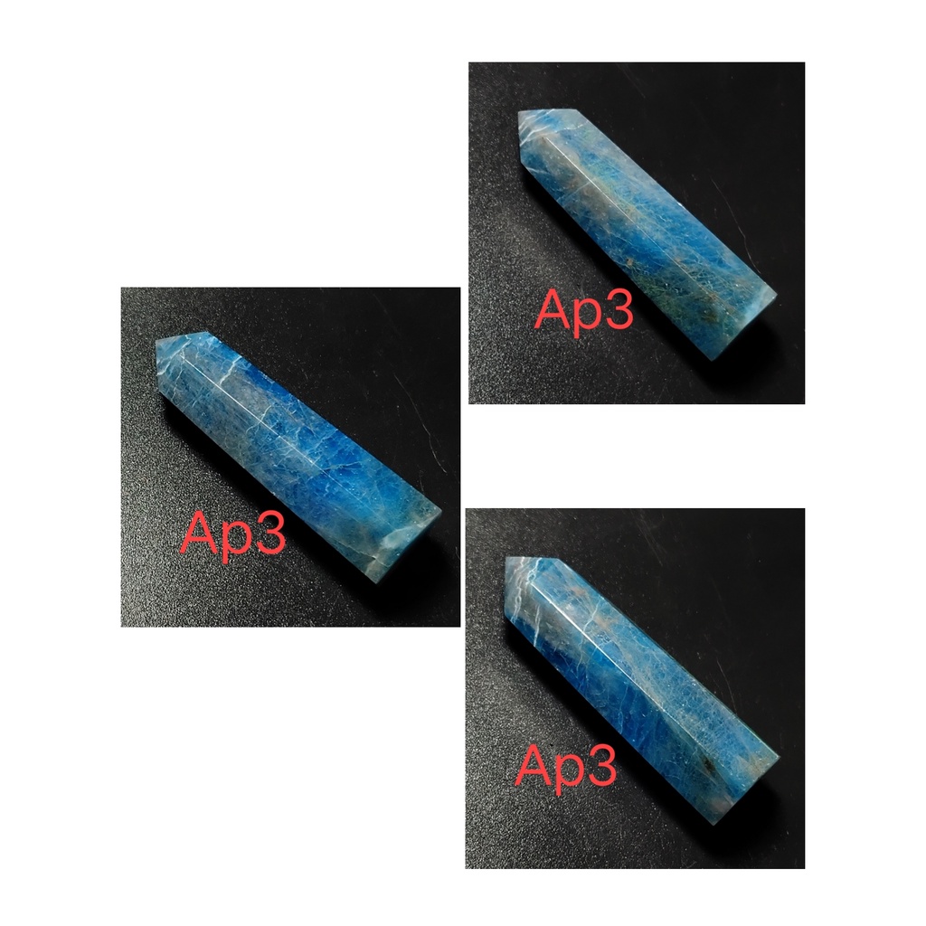 AP3~11 天然 磷灰石柱 風水擺件 藍磷灰石 靜坐 冥想
