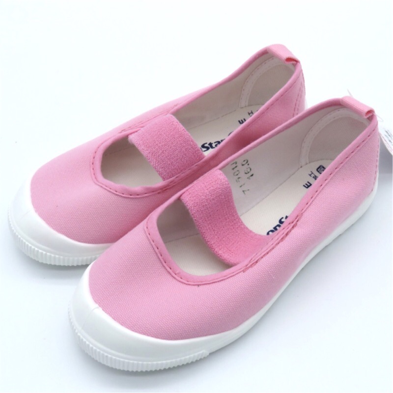 (2024/04現貨)日本Moonstar-日本製室內鞋(幼稚園專用)(15~25號)(粉色)現貨當天出貨
