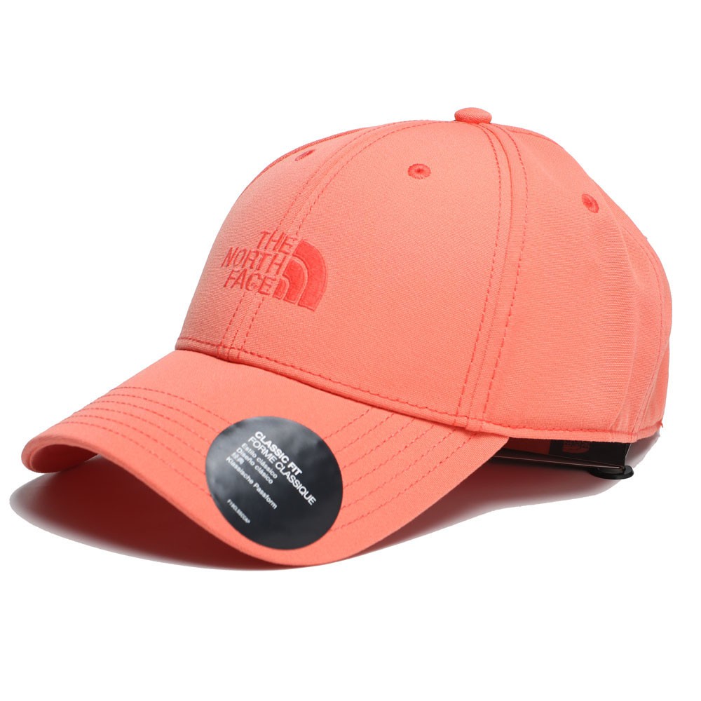 THE NORTH FACE 棒球帽 老帽 CLASSIC HAT 可調式 粉橘 (布魯克林) NF0A4VSVV3S