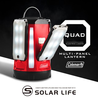 Coleman QUAD面板型營燈 CM-31270 LED露營燈 多功能野營燈 照明手提燈 泛光燈 戶外掛燈手電筒