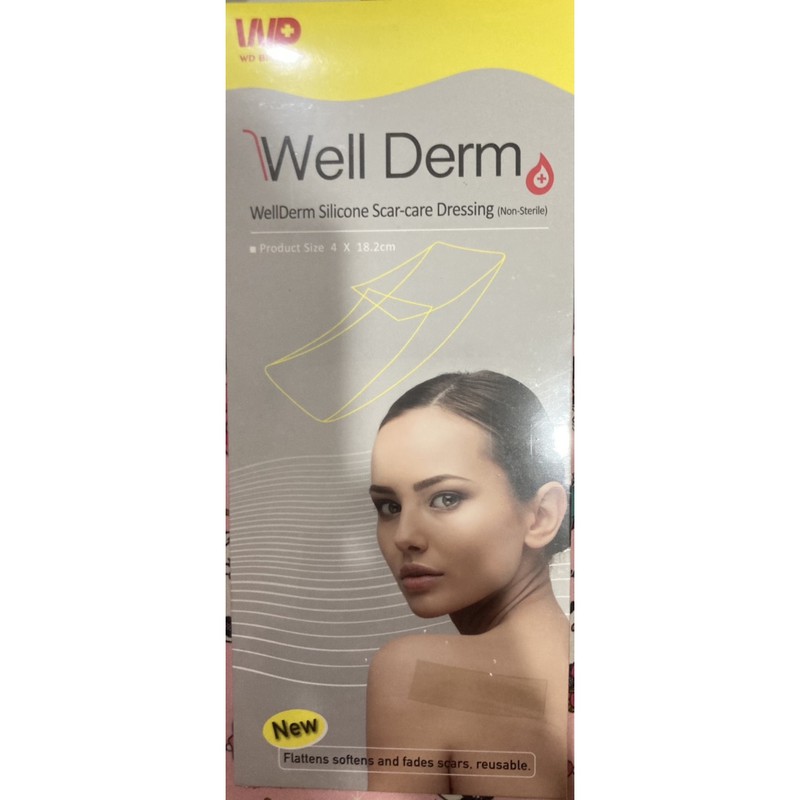 ［全新］Well Derm維凝敷矽膠疤痕貼片（未滅菌）