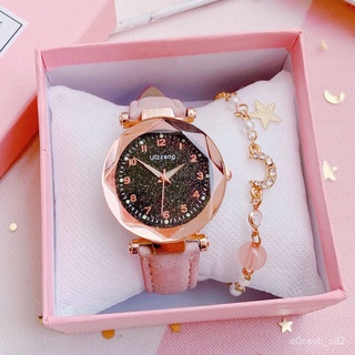 機械錶 手錶女生 手錶男生 星空手錶女 韓版 簡約 可愛 小清新 數字錶盤 學生石英錶 手錶