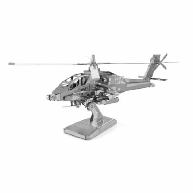阿帕契 AH64 全金屬不鏽鋼 DIY拼裝模型 3D拼圖