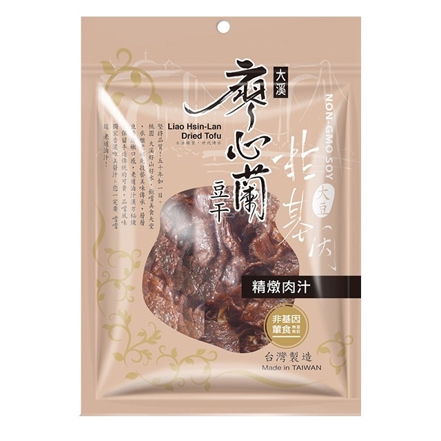 廖心蘭 精燉肉汁豆干 110g【家樂福】