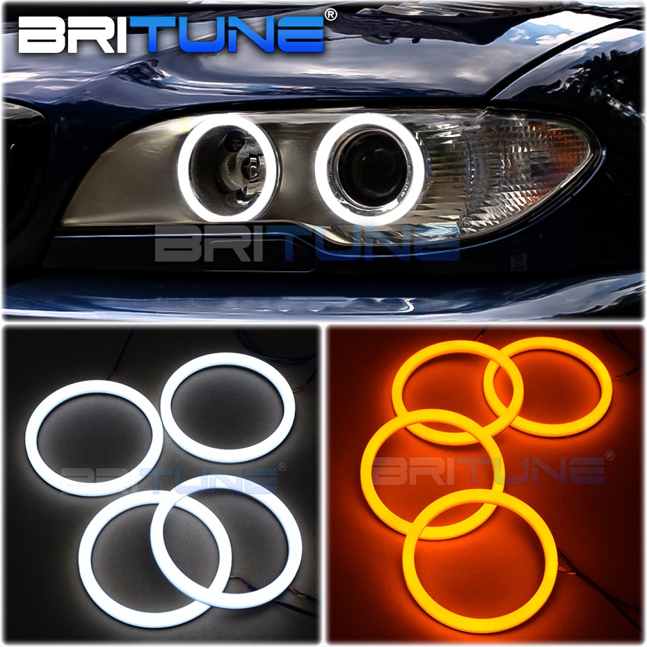 LED光圈天使眼適用寶馬BMW大燈光圈E46 Coupe/Convertible BMW敞篷跑車325ci 330ci