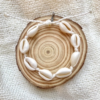 [La Sirena Bracelets] knotted cowries bracelet 貝殼衝浪手環