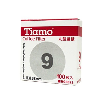 Tiamo 9號 丸型 濾紙 圓形 冰滴咖啡壺 摩卡壺 HG3022︱Click Buy＠可立買