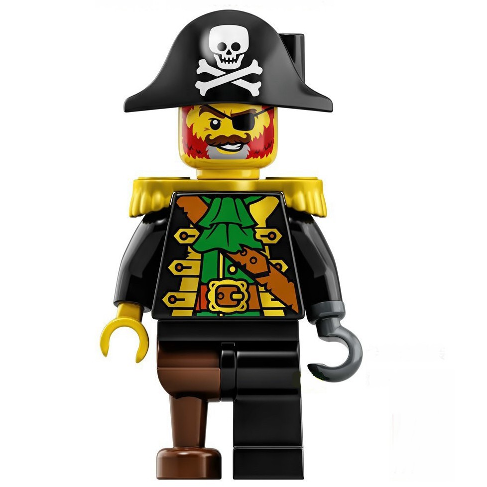 全新美國帶回 樂高積木 LEGO 21322 人偶 Captain Redbeard...如圖（已絕版）