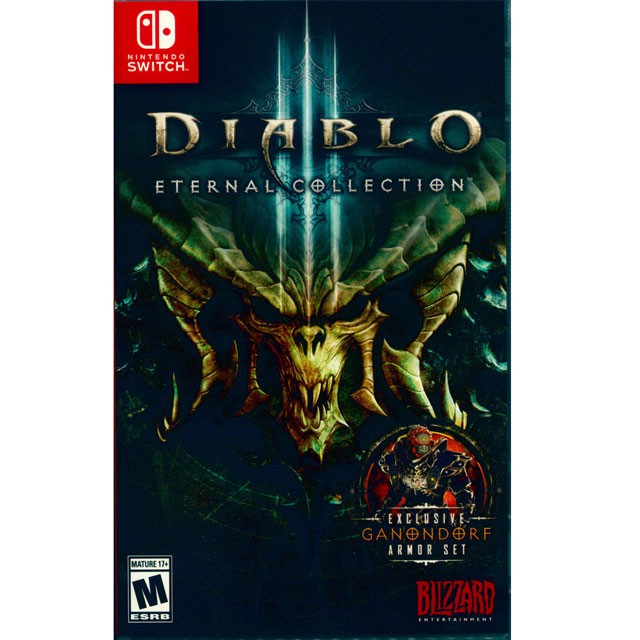 NS Switch  暗黑破壞神 3：永恆之戰版 DIABLO III - 中英日文亞版(美版)