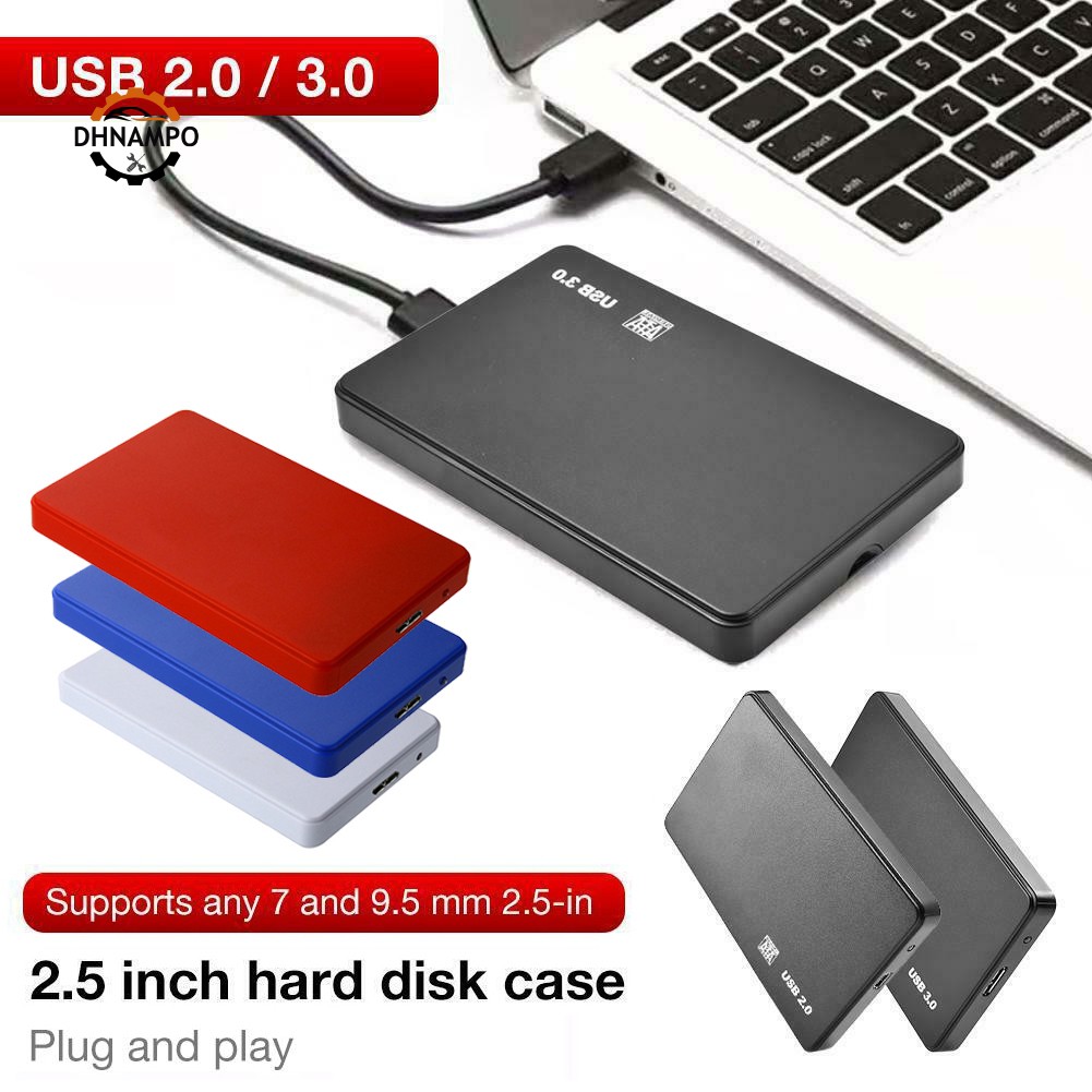 【嘉嘉】USB3.0/2.0 移動硬碟盒2.5英寸SATA固態hdd硬碟盒子適配器5Gbps