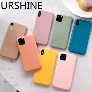 蘋果 iPhone 11 Pro 6 6S 7 8 Plus X XR XS Max 後蓋 TPU 矽膠糖果色軟殼