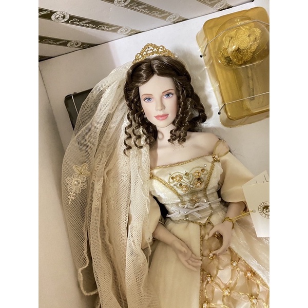 富蘭克林陶瓷娃娃冬季新娘Franklin Faberge Aleksandra/國內稀有/古董收藏