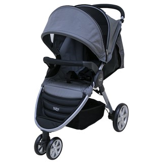 §☆雙子星☆§Britax☆B-Agile單手收豪華三輪手推車-灰☆☆☆