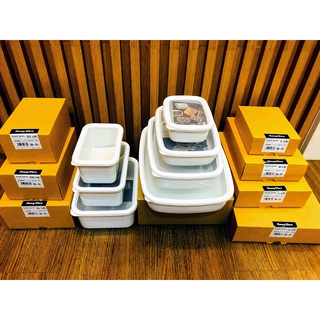 【玩潮日貨】*現貨*日本 富士琺瑯 琺瑯保鮮盒 淺型 深型 S~LL 8款尺寸 可直火加熱 烤箱 烤盤 附塑膠蓋