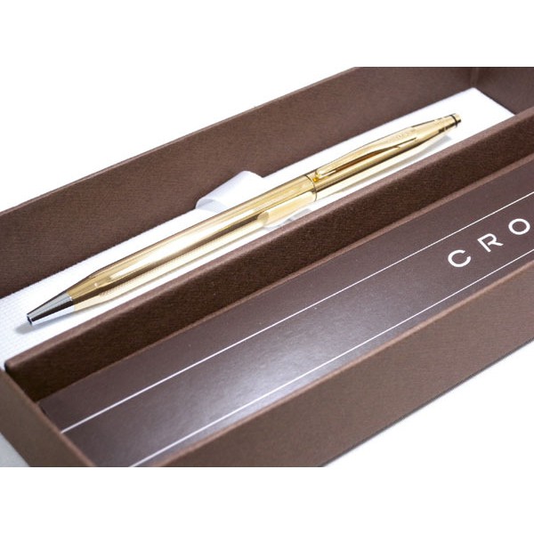 絕版逸品 Cross Century 高仕經典世紀系列18k包金原子筆 2802 0 7mm自動鉛筆 280305 蝦皮購物