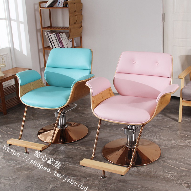 簡心家居 新款美發椅子抖音網紅專用椅子可升降旋轉發廊剪發椅簡約理發店椅 蝦皮購物