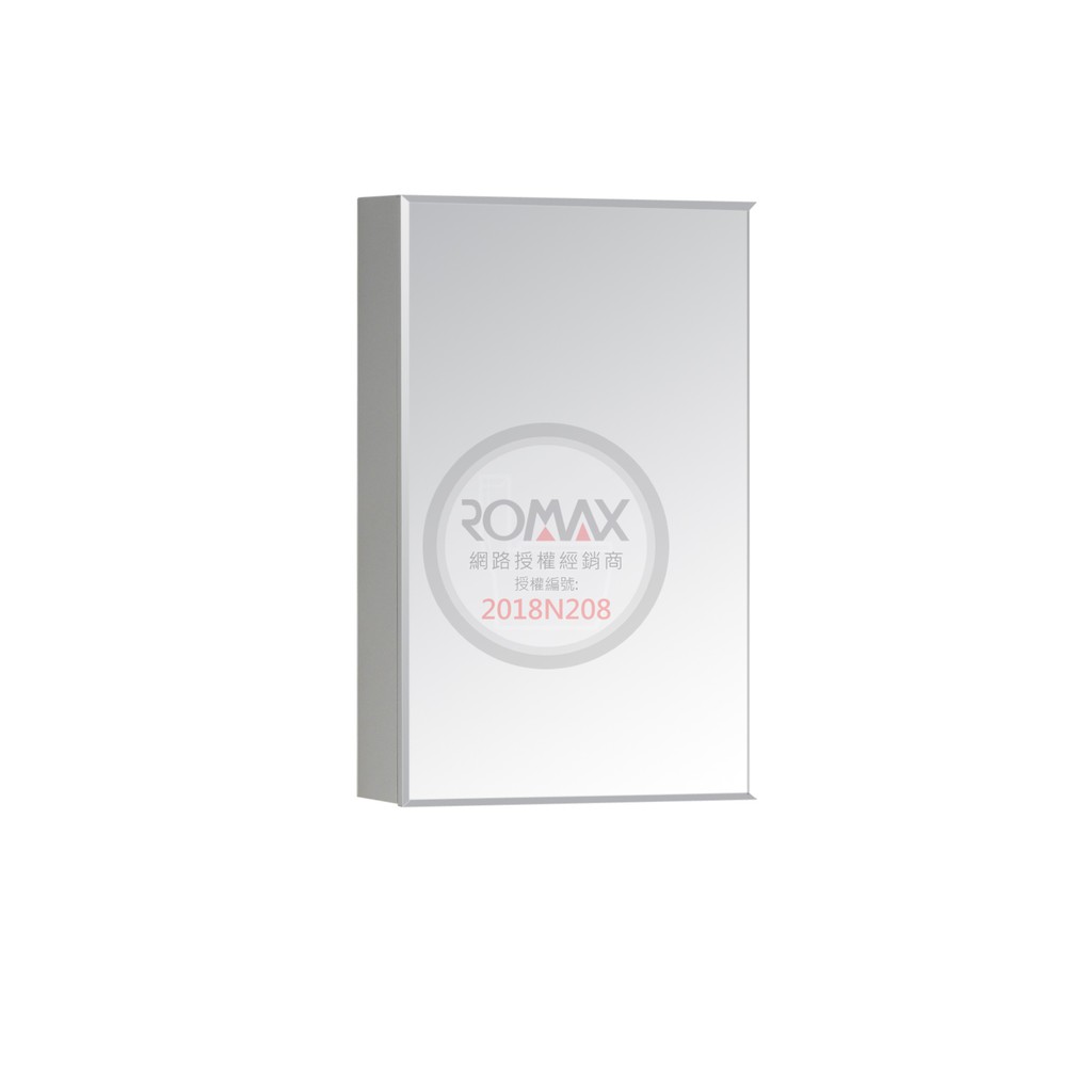 羅曼史衛浴ROMAX TW-601鋼琴烤漆防水浴室置物鏡櫃(右開)