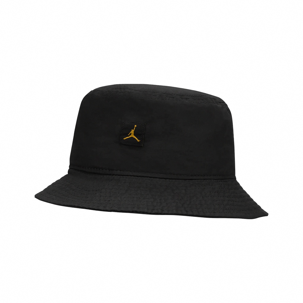 Nike 帽子 Jordan 男女款 漁夫帽 黑 遮陽 喬丹 水洗 斜紋布 復古【ACS】 DC3687-012