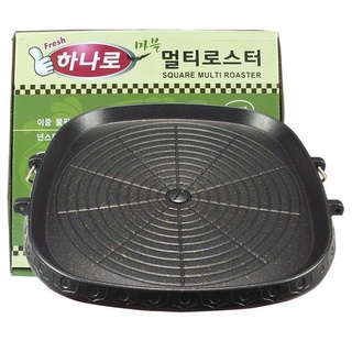 韓式滴油烤盤/韓式烤盤 /鐵板燒.烤肉盤瓦斯爐專用烤肉/方形烤盤/中秋露營/戶外