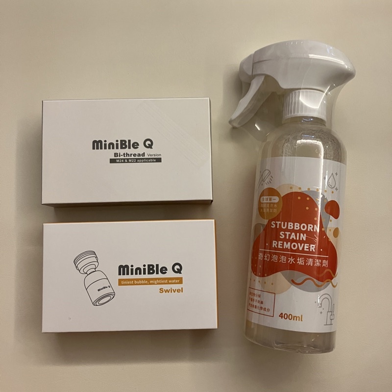 全新公司貨-MiniBle Q微氣泡起波器 標準版 轉向版 奇幻泡泡水垢清潔劑