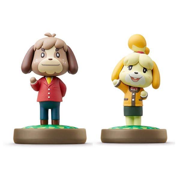 栗特小舖【JP13798】現貨 amiibo 動物之森 動物森友會 西施惠冬服 + 西施德 + WiiU遊戲 日空 日版