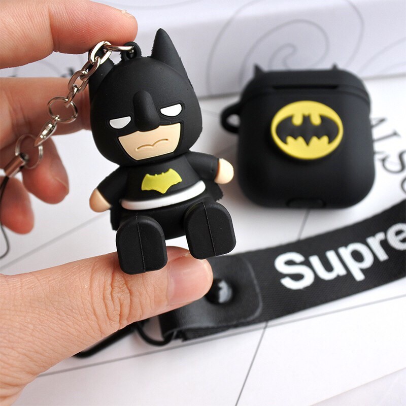 蝙蝠侠airpods 保護套batman 無線耳機蘋果apple 保護殼防丟耳機收納送掛繩蘋果耳機防摔殼 蝦皮購物