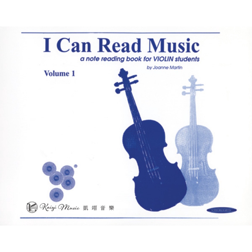 【凱翊︱AF】I Can Read Music 小提琴視譜練習 第1冊 Note readingbook Violin