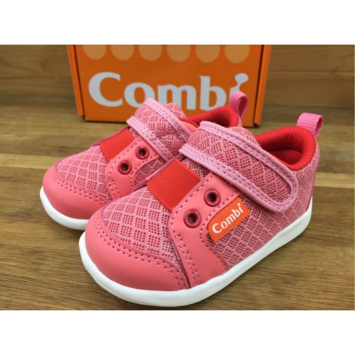 Combi 幼兒機能童鞋/玫瑰粉