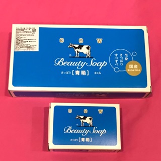 過期品出清～日本 COW 牛乳石鹼香皂 【茉莉清爽/藍盒】