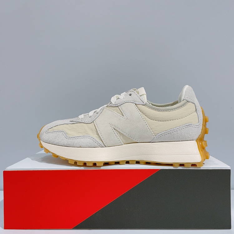 New Balance NB 327 男女款 米色 麂皮 皮革 D楦頭 運動 休閒鞋 MS327KC1