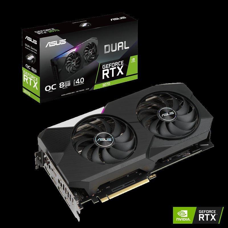 [含稅附發票] 華碩 DUAL RTX3070 O8G V2 顯示卡 2.0 V2 LHR