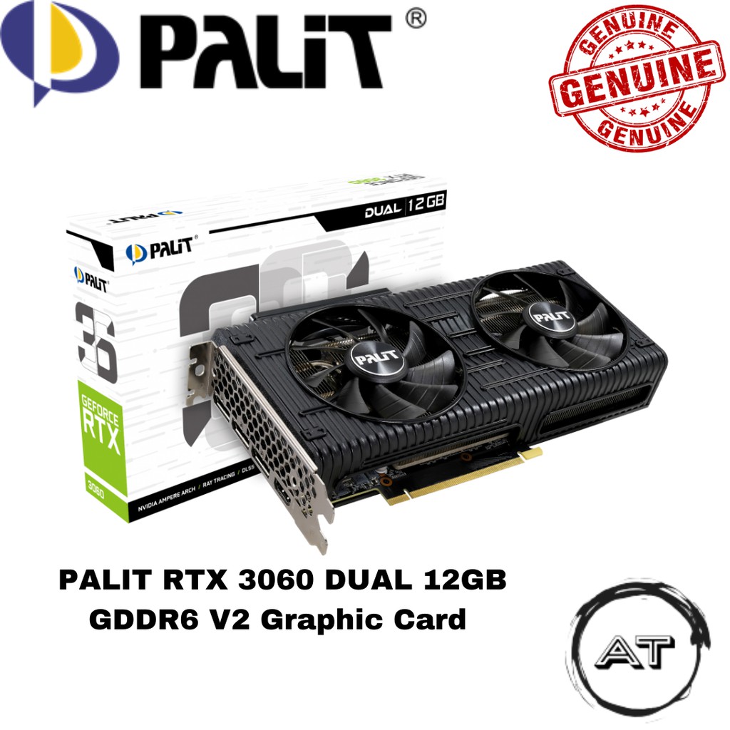Palit RTX 3060 雙 12GB GDDR6 V2 圖形卡