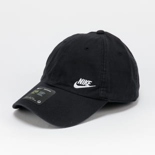 NIKE 運動帽 NSW 黑 小LOGO 刺繡 可調式 棒球帽 老帽 男女 AO8662-010