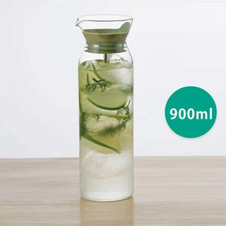 HARIO 防塵冷水壺 冷水瓶 優雅綠 900ml／WPC-90-SG