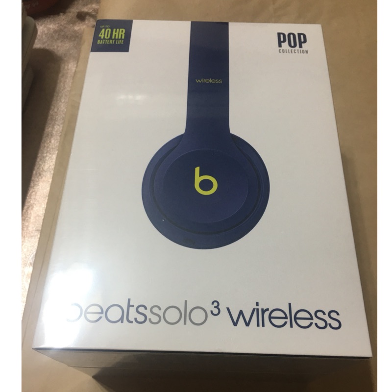 全新Beats Solo3 耳機(無線藍芽耳機)藍/綠
