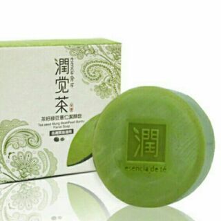 全新潤覺茶茶籽綠豆薏仁潔顏皂100g