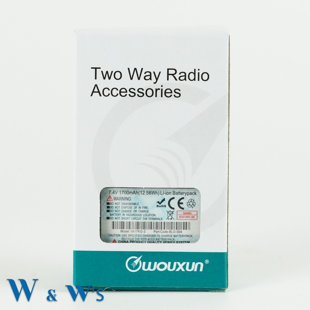 W &amp; w | WOUXUN KG-UV7D 無線電對講機 原廠鋰電池(現貨)