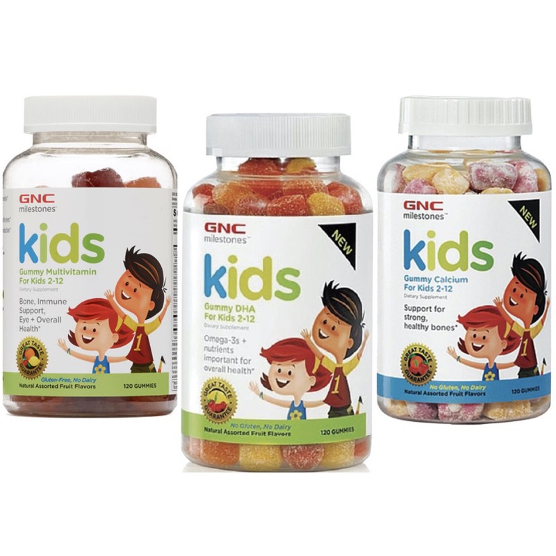 【Star代購】GNC Kids Gummy 歐美加 綜合維他命 鈣 DHA 魚油 益生菌 兒童 寶寶 軟糖