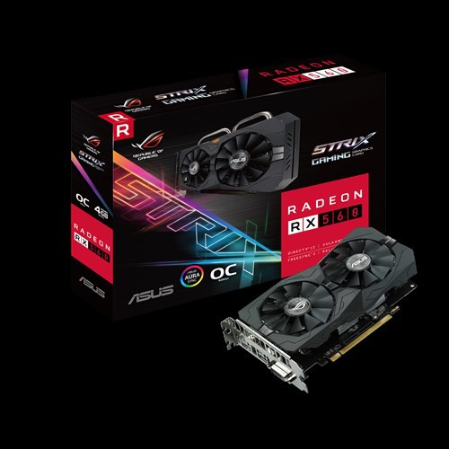 華碩 ROG-STRIX-RX560-O4G-GAMING 顯示卡 發票登錄原廠5年保固