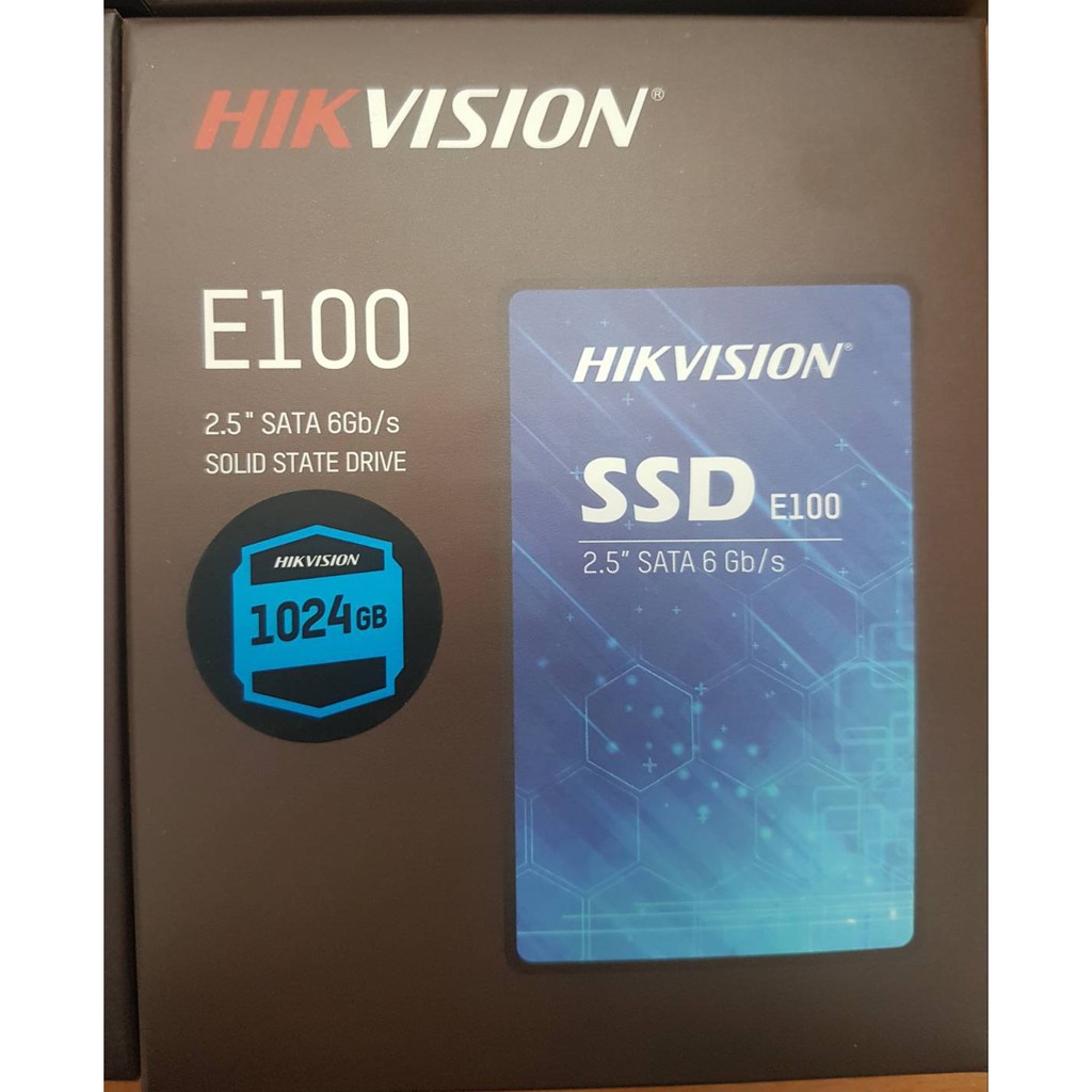 E100 1024G SATA3 2.5" SSD HIKVISION 海康